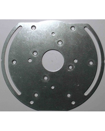 plaque de fixation Treuil T 1002 sur traditionnel en acier galvanisé 
