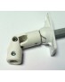 Passe caisson blanc pour manivelle Ø12/ tige 6 Pans 10 L 500mm