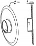 Flasque clippable pour tube ZF 45 54 64 ou octo 40 60 Ø 160mm