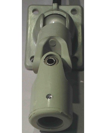 Passe caisson gris pour manivelle Ø12/ tige 6 Pans 7 L 500mm 